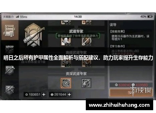 明日之后所有护甲属性全面解析与搭配建议，助力玩家提升生存能力